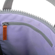 Roka Lilac Finchley A Small Sustainable Canvas Backpack