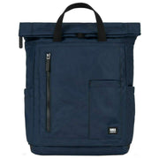 Roka Navy Camden P Medium Black Label Recycled Nylon Backpack