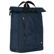 Roka Navy Camden P Medium Black Label Recycled Nylon Backpack