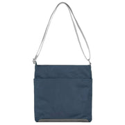 Roka Navy Kennington M Medium Recycled Nylon Crossbody Bag