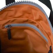 Roka Orange Bantry B Small Black Label Recycled Nylon Backpack