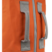 Roka Orange Heathrow Large Recycled Canvas Duffle Bag