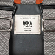 Roka Orange Heathrow Large Recycled Canvas Duffle Bag