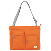 Roka Orange Moorgate M Medium Recycled Nylon Crossbody Bag