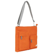 Roka Orange Moorgate M Medium Recycled Nylon Crossbody Bag