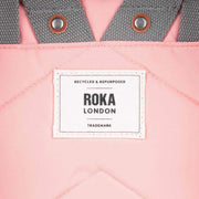 Roka Pink Canfield B Medium Recycled Nylon Backpack