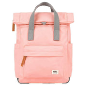 Roka Pink Canfield B Small Recycled Nylon Backpack