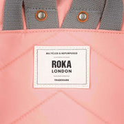 Roka Pink Canfield B Small Recycled Nylon Backpack