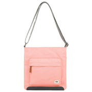 Roka Pink Kennington B Medium Recycled Nylon Crossbody Bag