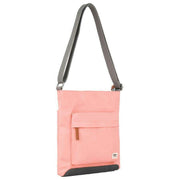 Roka Pink Kennington B Medium Recycled Nylon Crossbody Bag