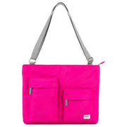 Roka Pink Moorgate M Medium Recycled Nylon Crossbody Bag