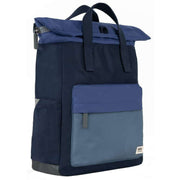 Roka Purple Canfield B Medium Indigo Tonal Recycled Canvas Backpack