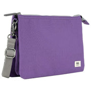 Roka Purple Carnaby XL Recycled Canvas Crossbody Bag