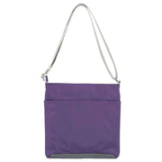 Roka Purple Kennington M Medium Recycled Nylon Crossbody Bag