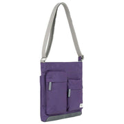 Roka Purple Kennington M Medium Recycled Nylon Crossbody Bag