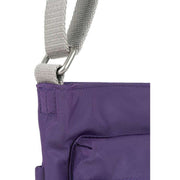 Roka Purple Kennington M Medium Recycled Nylon Crossbody Bag