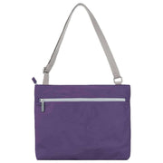 Roka Purple Moorgate M Medium Recycled Nylon Crossbody Bag