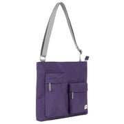 Roka Purple Moorgate M Medium Recycled Nylon Crossbody Bag