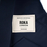 Roka Purple Willesden B Large Indigo Tonal Recycled Canvas Scooter Bag