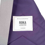 Roka Purple Willesden B Large Recycled Nylon Scooter Bag