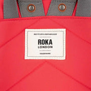 Roka Red Bantry B Small Recycled Nylon Backpack