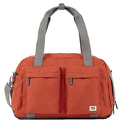 Roka Red Gatwick Small Recycled Canvas Duffle Bag