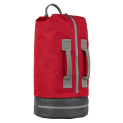 Roka Red Heathrow Large Recycled Canvas Duffle Bag