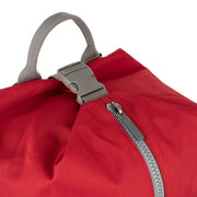 Roka Red Heathrow Large Recycled Canvas Duffle Bag