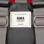 Roka Red Heathrow Large Recycled Canvas Duffle Bag