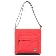 Roka Red Kennington B Medium Recycled Nylon Crossbody Bag