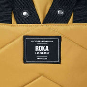 Roka Yellow Canfield B Medium Black Label Recycled Nylon Backpack