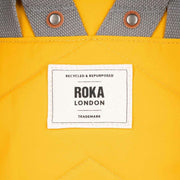 Roka Yellow Canfield B Medium Recycled Nylon Backpack