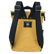 Roka Yellow Canfield B Small Black Label Recycled Canvas Backpack