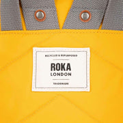 Roka Yellow Canfield B Small Recycled Nylon Backpack