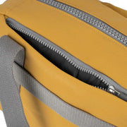 Roka Yellow Gatwick Small Recycled Canvas Duffle Bag