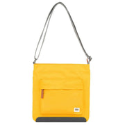 Roka Yellow Kennington B Medium Recycled Nylon Crossbody Bag