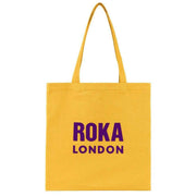 Roka Yellow Notting Hill Small Tote Bag