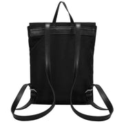 Smith and Canova Black Nylon Flapover Backpack