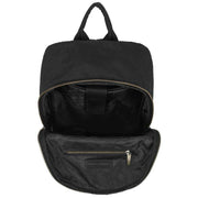 Smith and Canova Black Zip Around Nylon Backpack