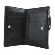 Vivienne Westwood Black Croc Slim Flap Card Holder