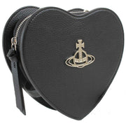 Vivienne Westwood Black Lousie Heart Crossbody Bag