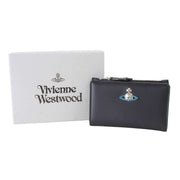 Vivienne Westwood Black Nappa Slim Flap Card Holder