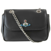 Vivienne Westwood Black Nappa Small Chain Purse