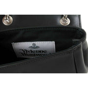 Vivienne Westwood Black Nappa Small Chain Purse