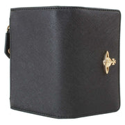 Vivienne Westwood Black Slim Flap Card Holder Purse