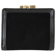 Vivienne Westwood Black Velvet Small Frame Purse