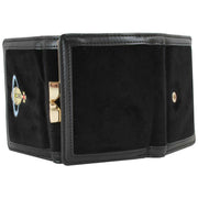 Vivienne Westwood Black Velvet Small Frame Purse