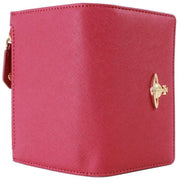 Vivienne Westwood Red Saffiano Slim Flap Card Holder Purse