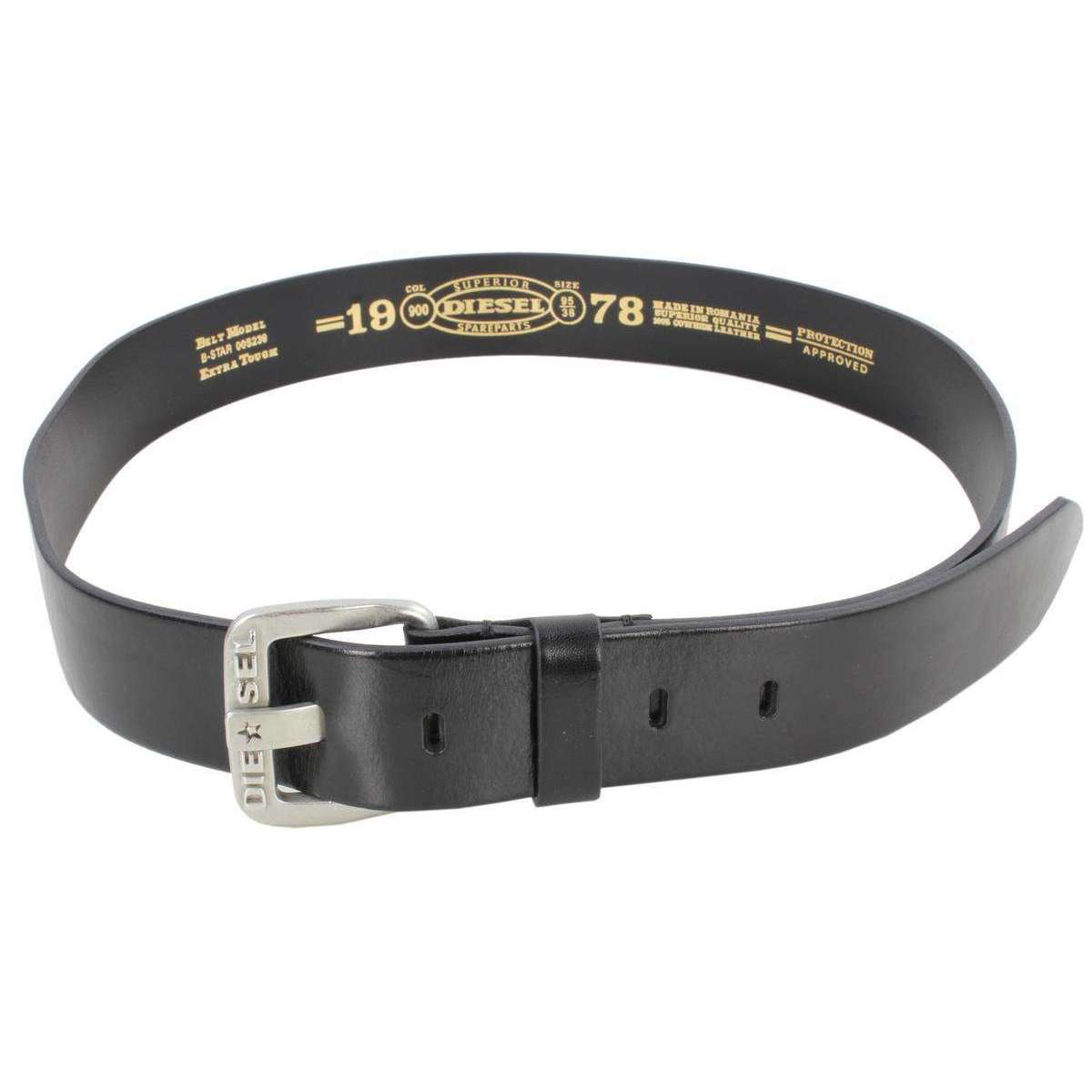 Diesel Black B-Star Belt | Grahams Of Bath