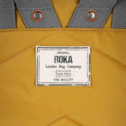 Roka Yellow Canfield B Large Sustainable Nylon Backpack